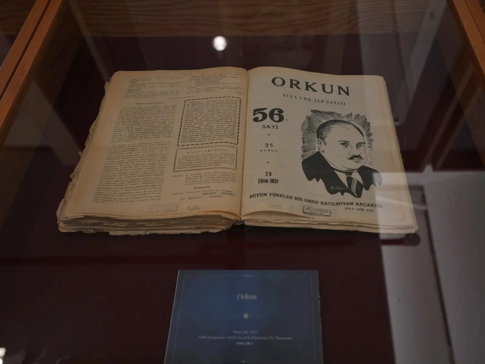 Ziya Gökalp’in 150. yılına özel sergi Millî Kütüphane’de açıldı